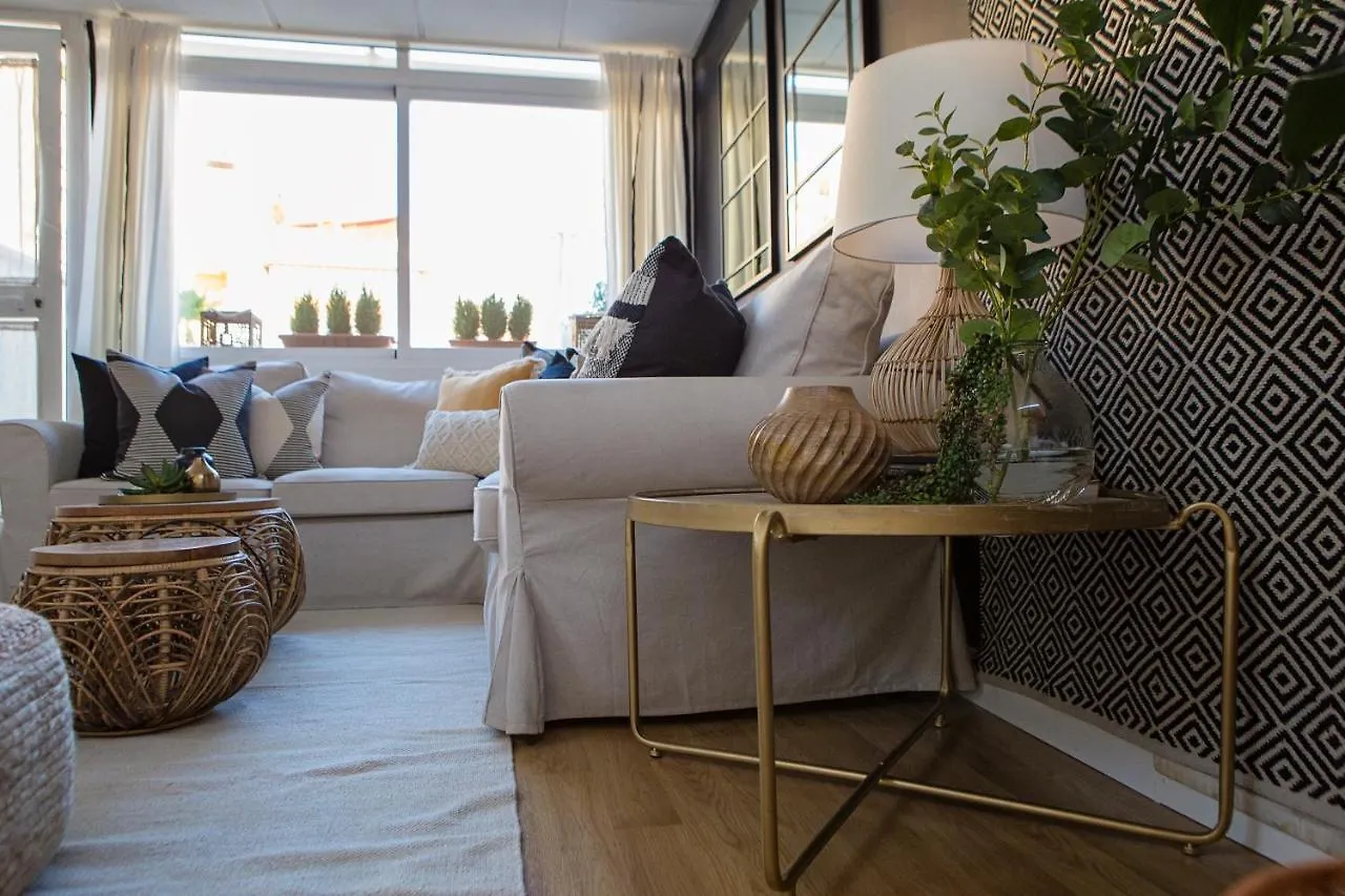 Sol Y Malaga - Designer Duplex Con Terraza Y Parking Daire İspanya